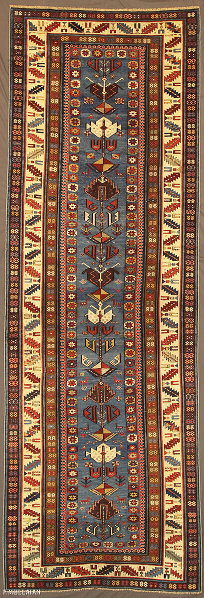 Tapis Couloir Caucasien Antique Kuba (Quba) n°:79565628